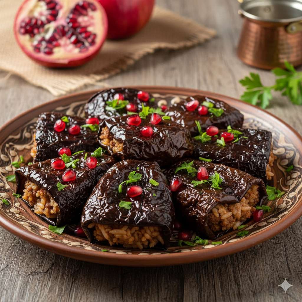 Kuru patlıcan dolması
